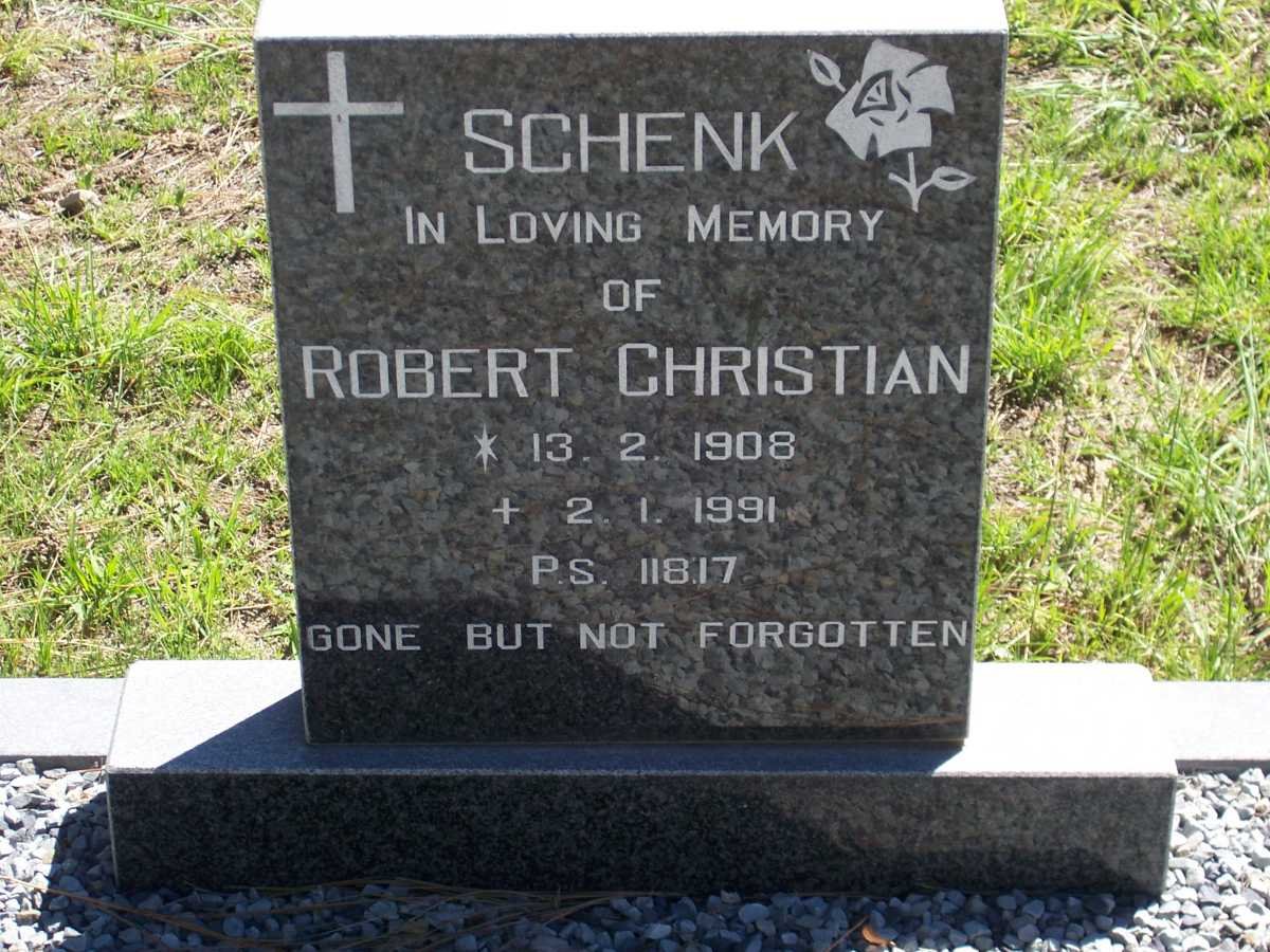 SCHENK Robert Christian 1908-1991