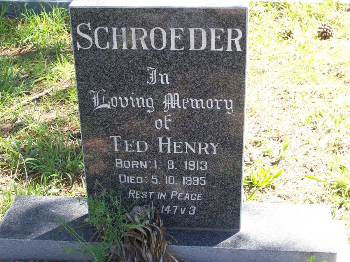 SCHROEDER Ted Henry 1913-1995