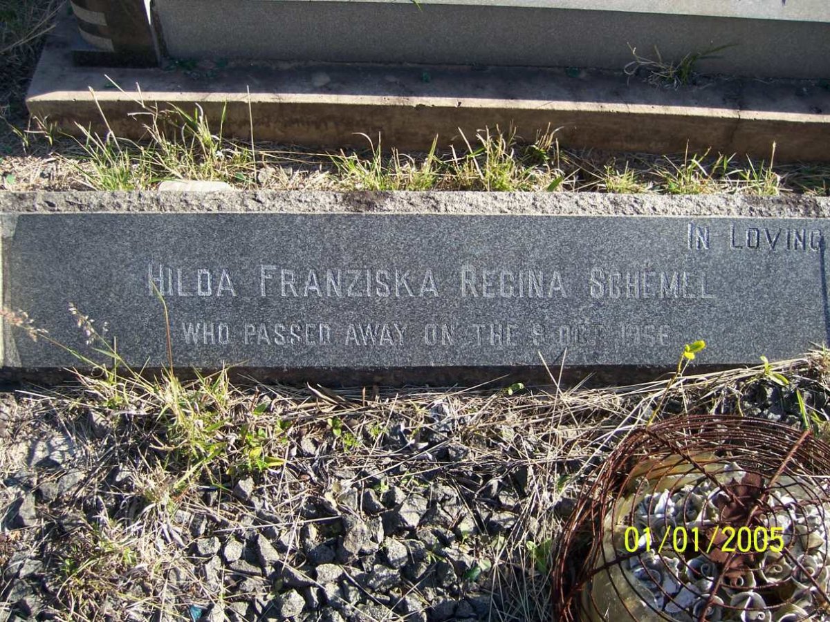 SCHEMEL Hilda Franziska Regina -1966