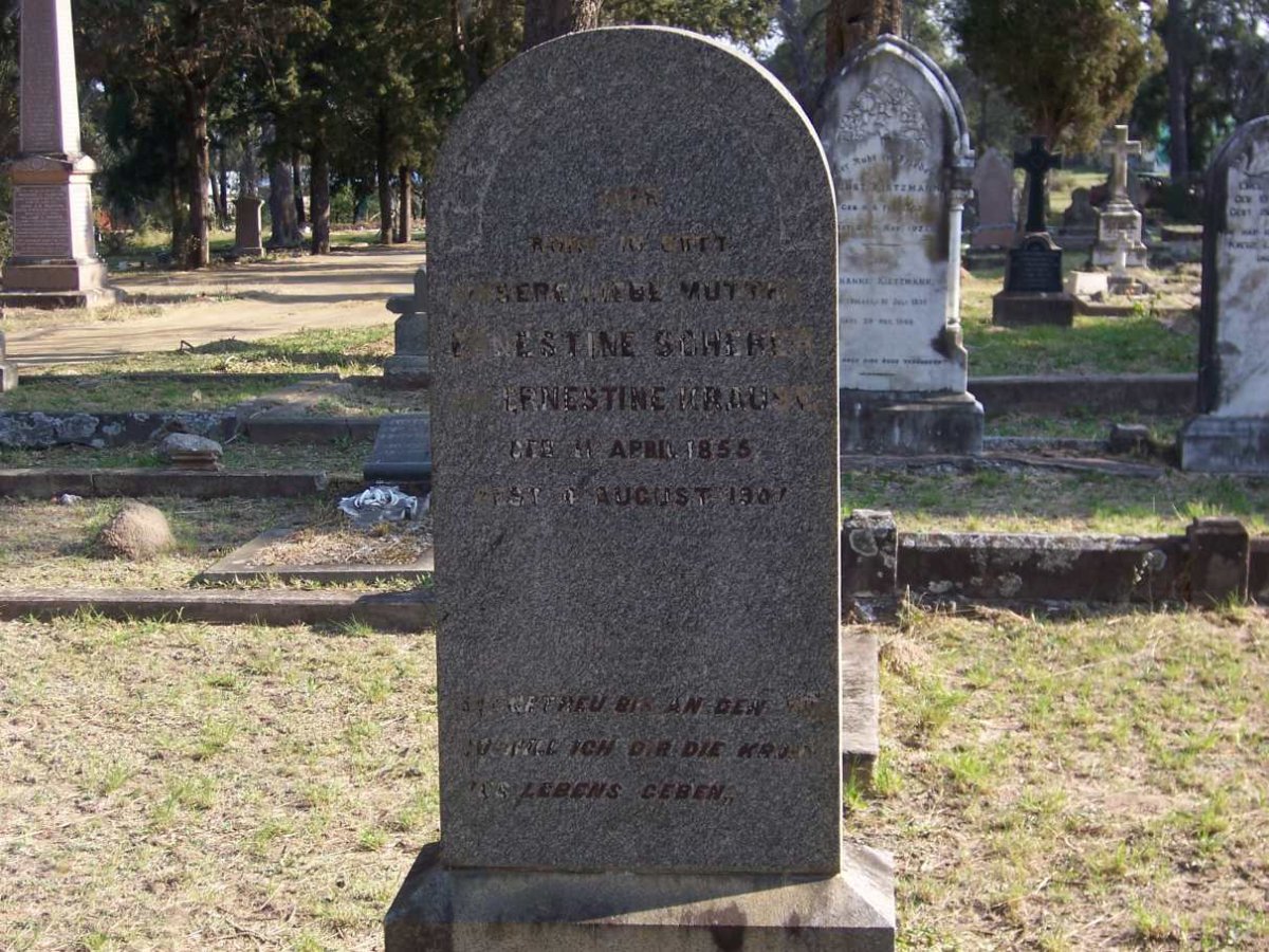 SCHERER Ernestine nee KRAUSE 1856-1907