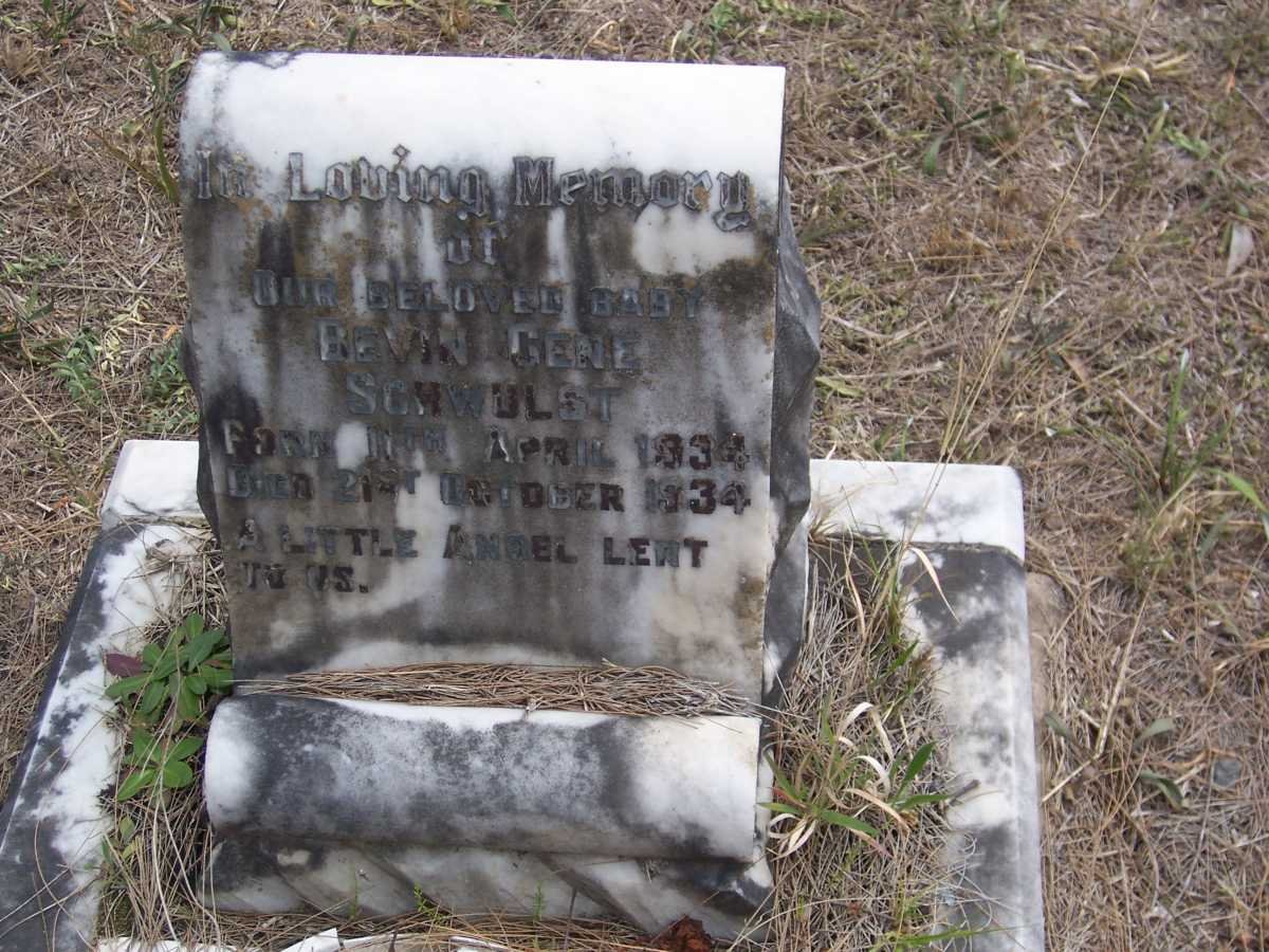SCHWULST Bevin Gene 1934-1934