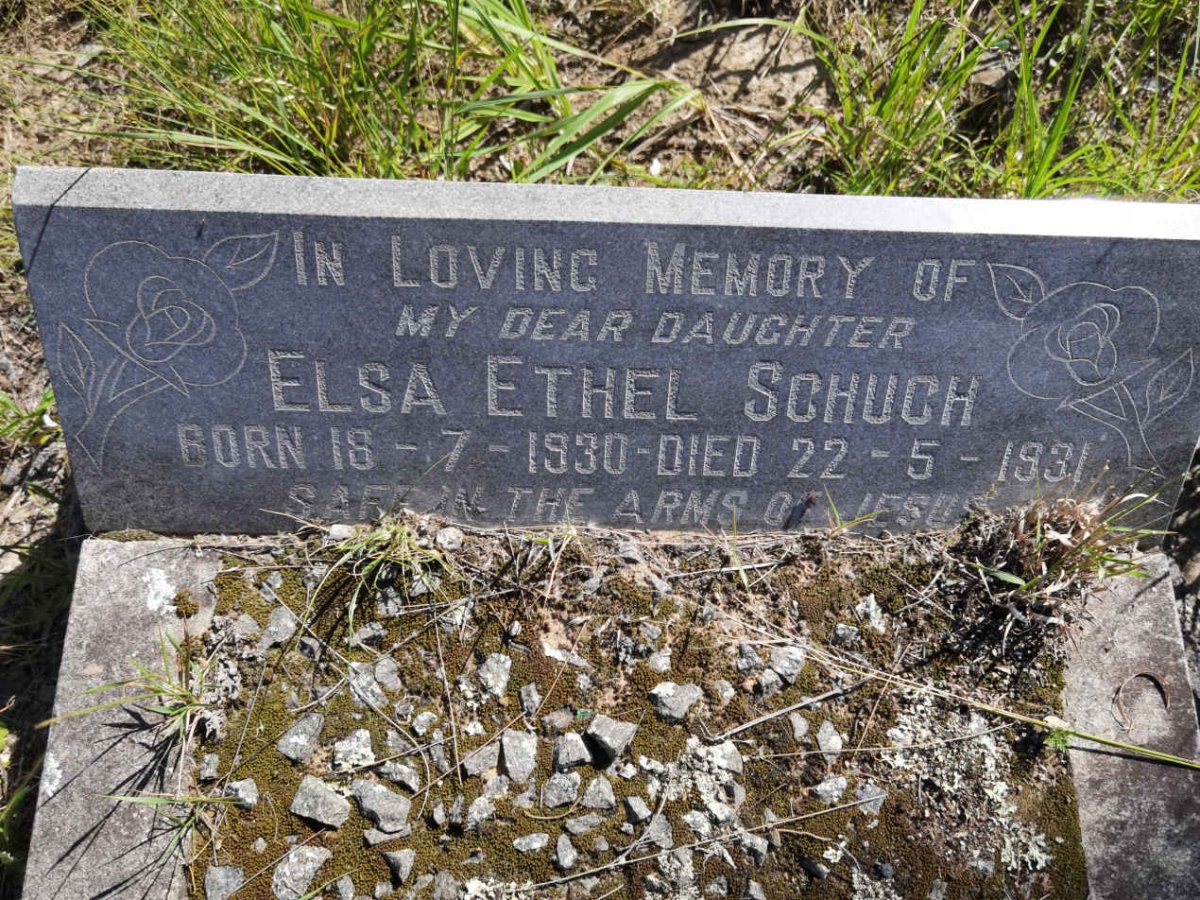 SCHUCH Elsa Ethel 1930-1931