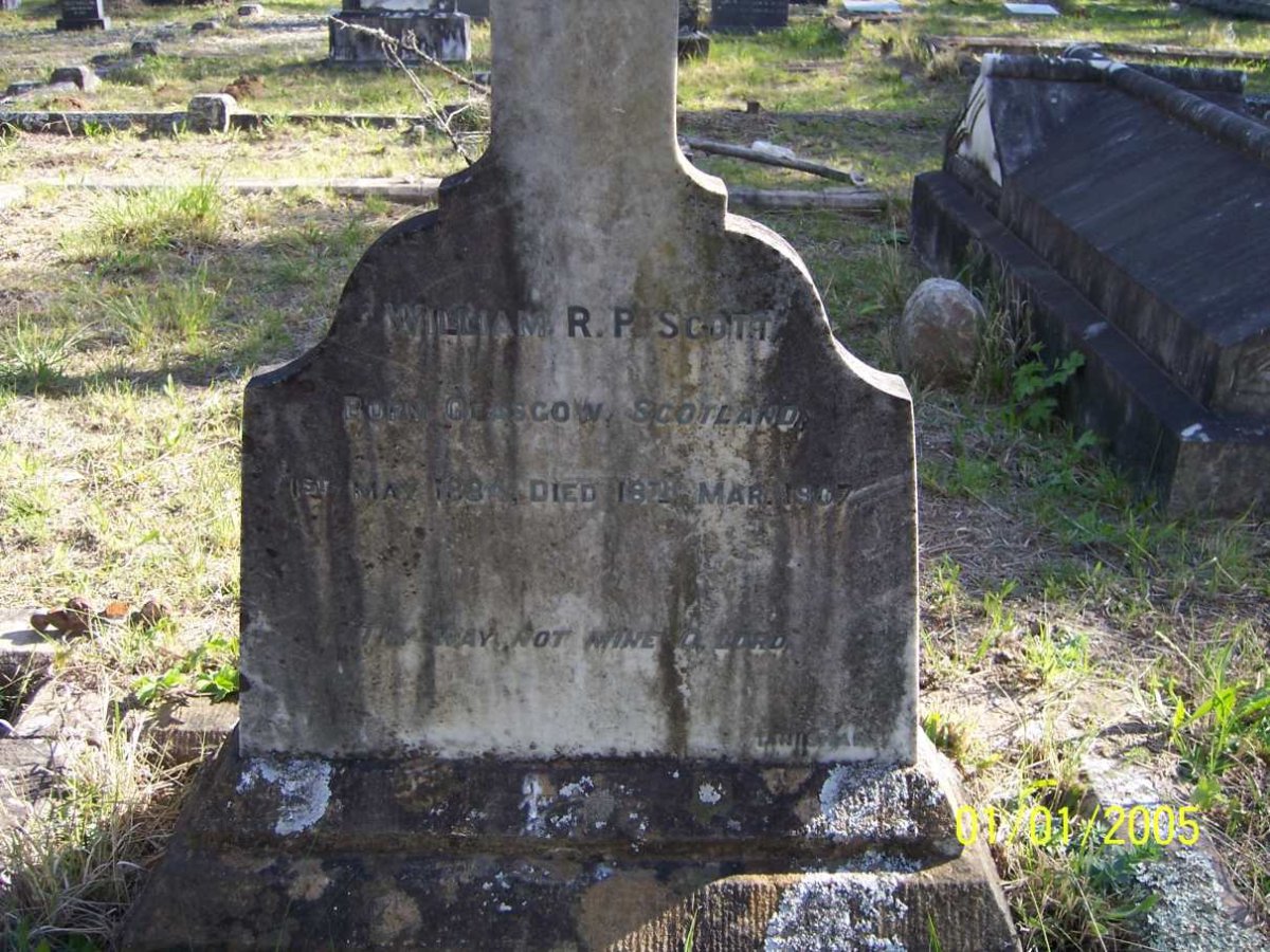 SCOTT William R.P. 1884-1907