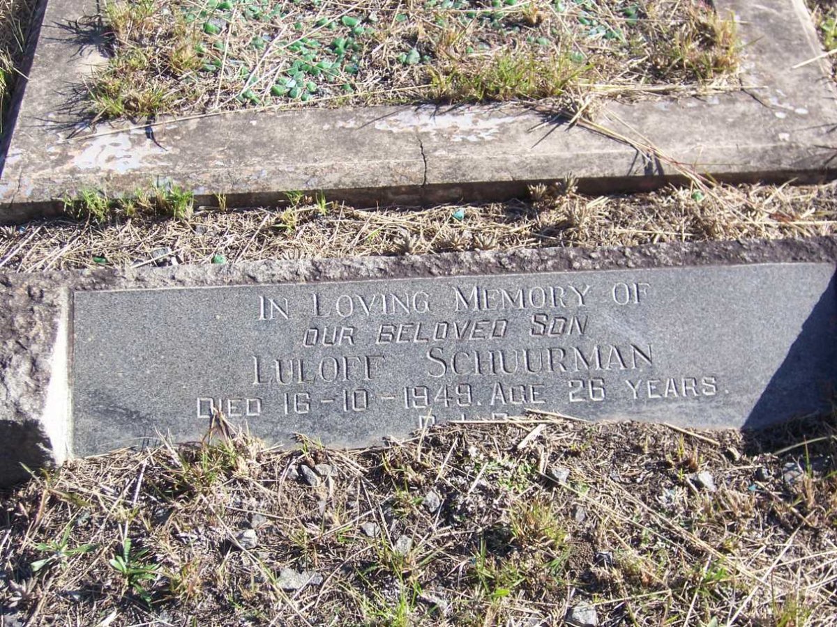 SCHUURMAN Luloff ?-1949
