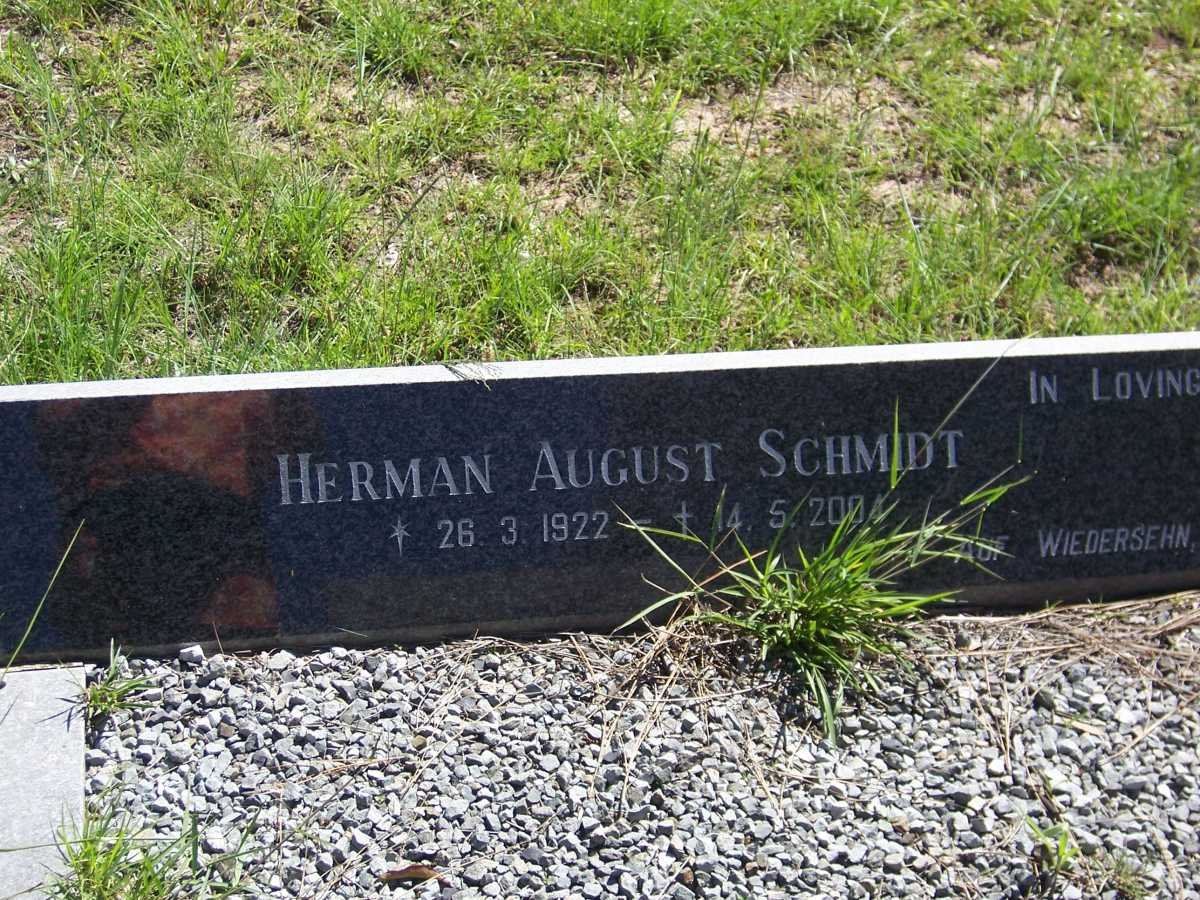 SCHMIDT Herman August 1922-2004
