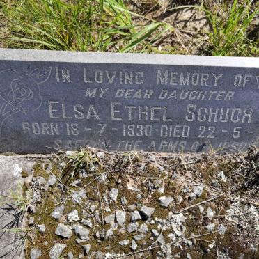 SCHUCH Elsa Ethel 1930-1931