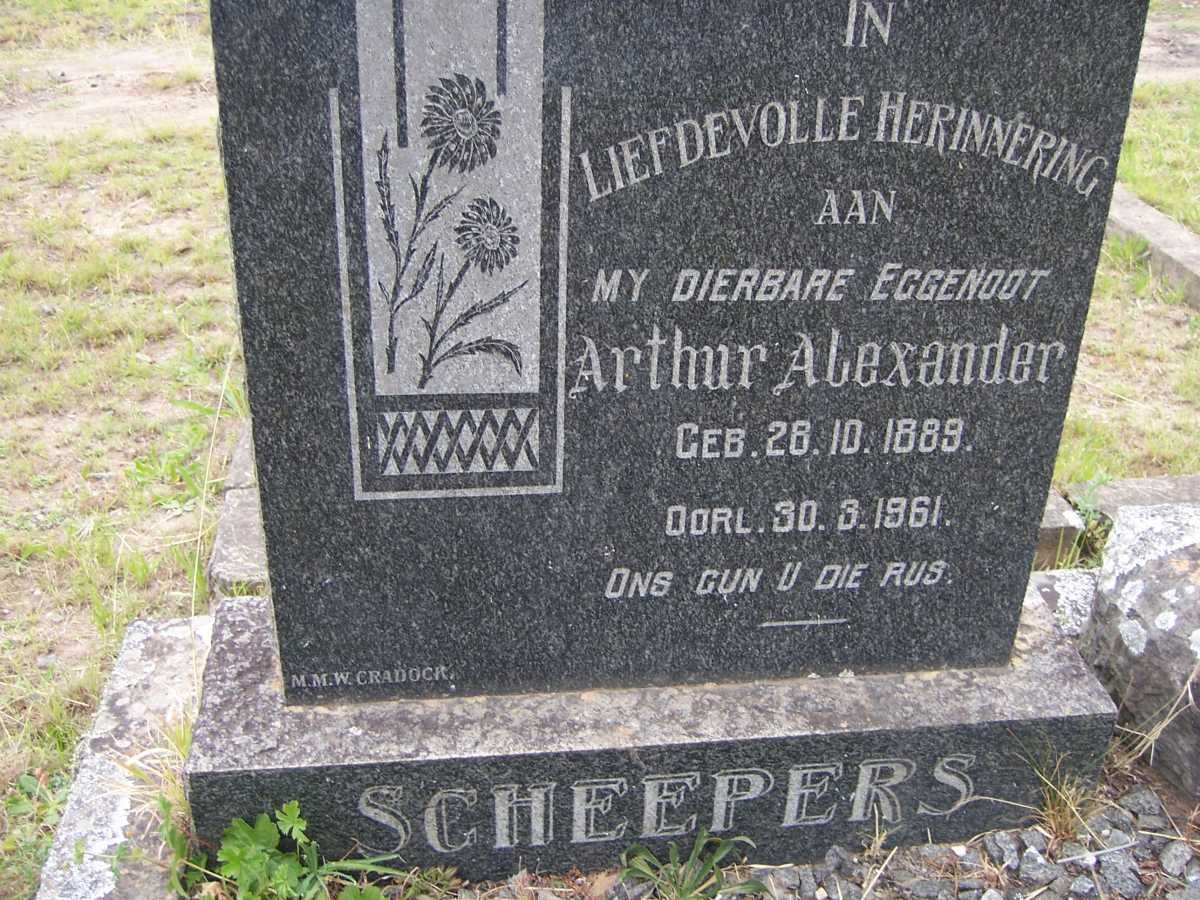 SCHEEPERS Arthur Alexander 1889-1961