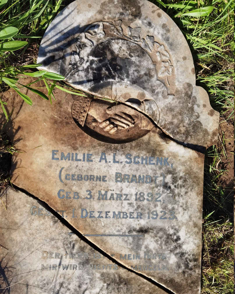 SCHENK Emilie A.L. nee BRANDT 1892-1923