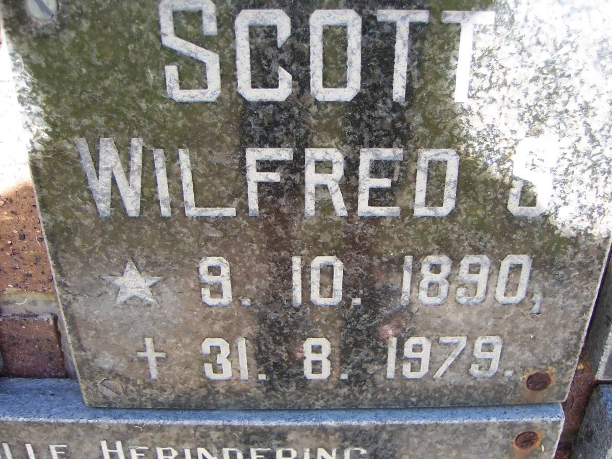 SCOTT Wilfred S. 1890-1979