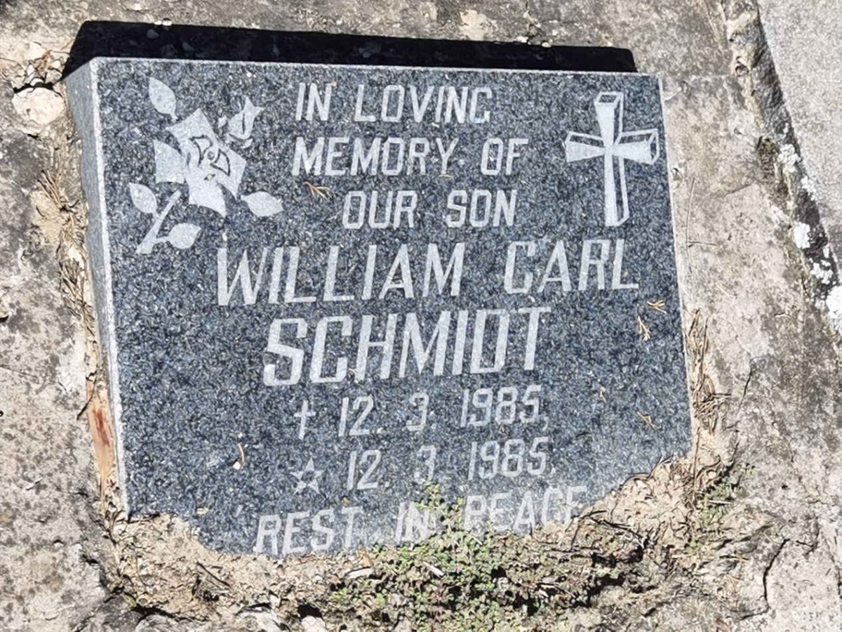 SCHMIDT William Carl 1985-1985