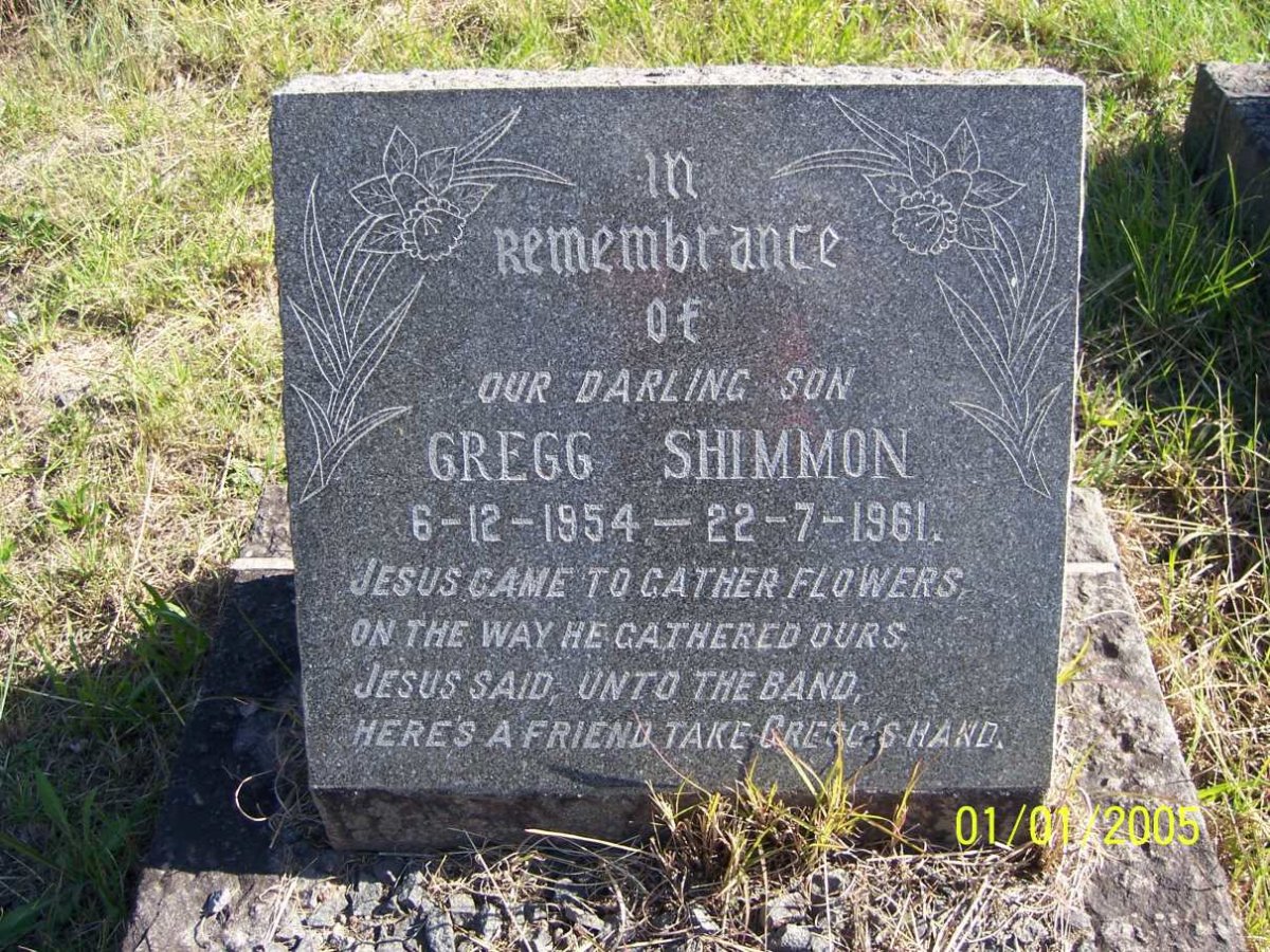 SHIMMON Gregg 1954-1961