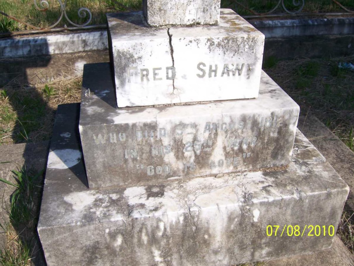 SHAW Fred -1912