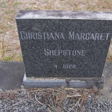 SHEPSTONE Christiana Margaret -1929