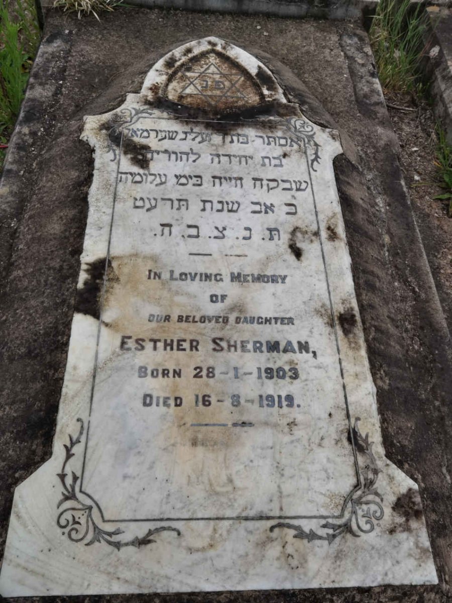 SHERMAN Esther 1903-1919