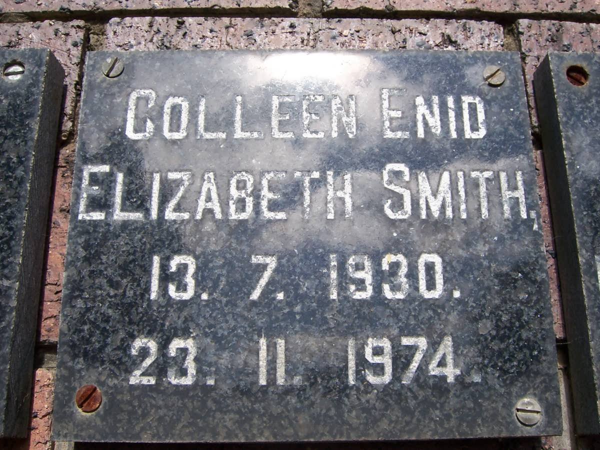 SMITH Colleen Enid Elizabeth 1930-1974