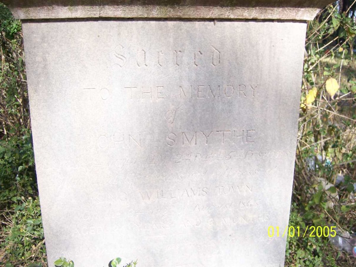 SMYTHE John -1865