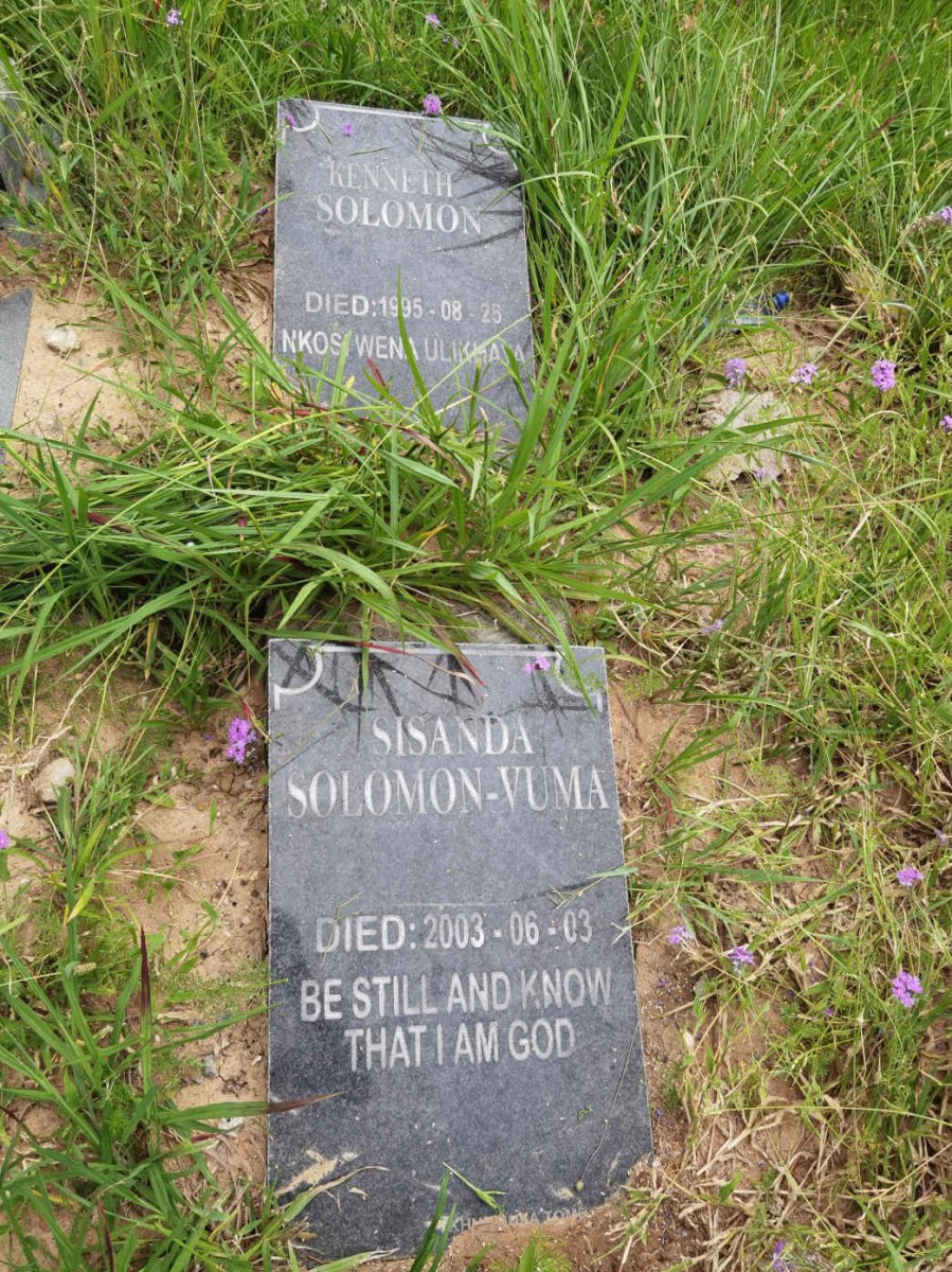 SOLOMON Kenneth -1995 :: VUMA Sisanda, SOLOMON -2003
