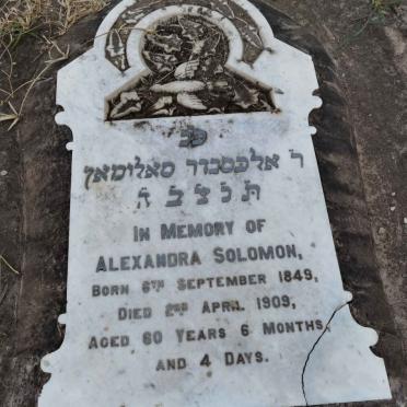 SOLOMON Alexandra 1849-1909