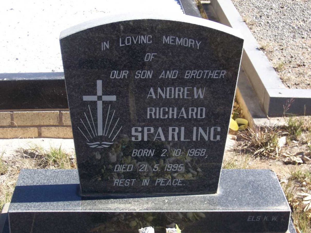 SPARLING Andrew Richard 1968-1995