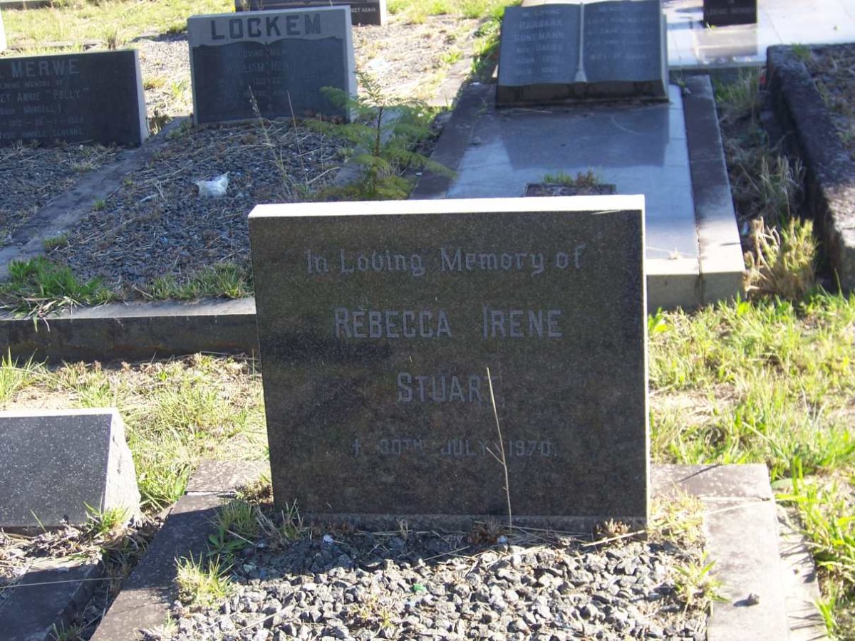 STUART Rebecca Irene ?-1970