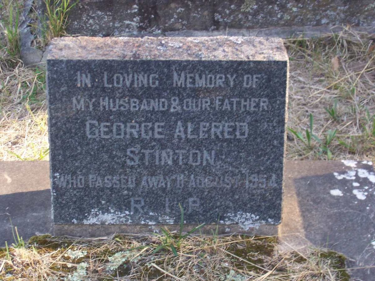 STINTON George Alfred -1954