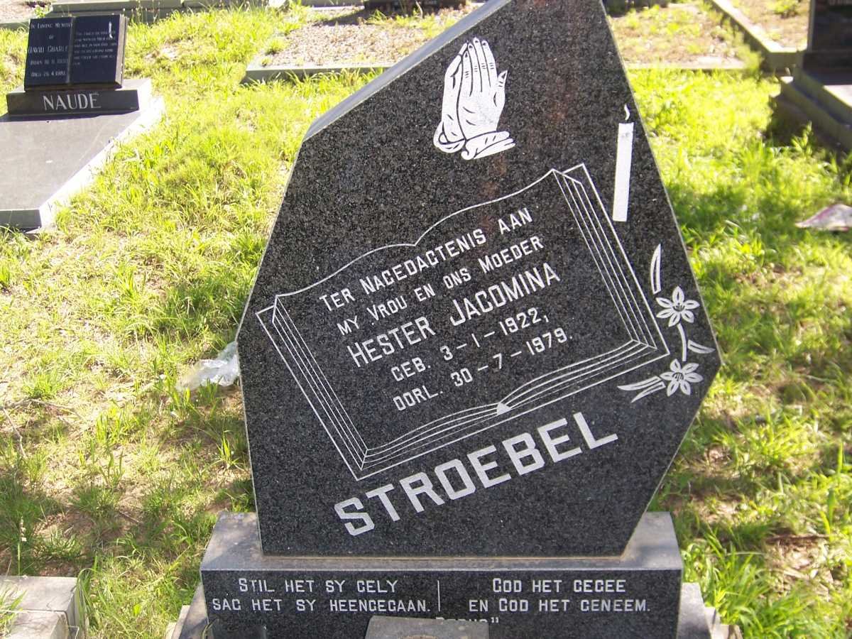STROEBEL Hester Jacomina 1922-1979