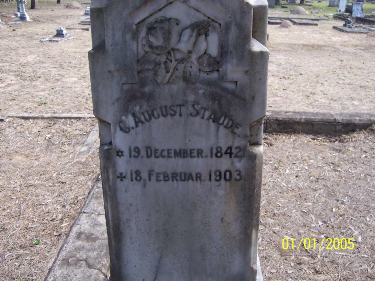 STAUDE C. August 1842-1903