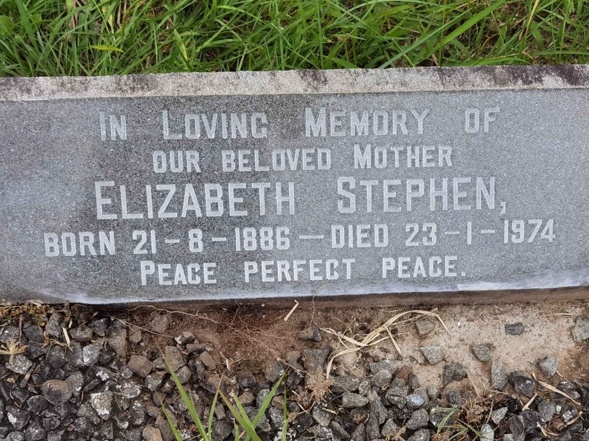 STEPHEN Elizabeth 1886-1974