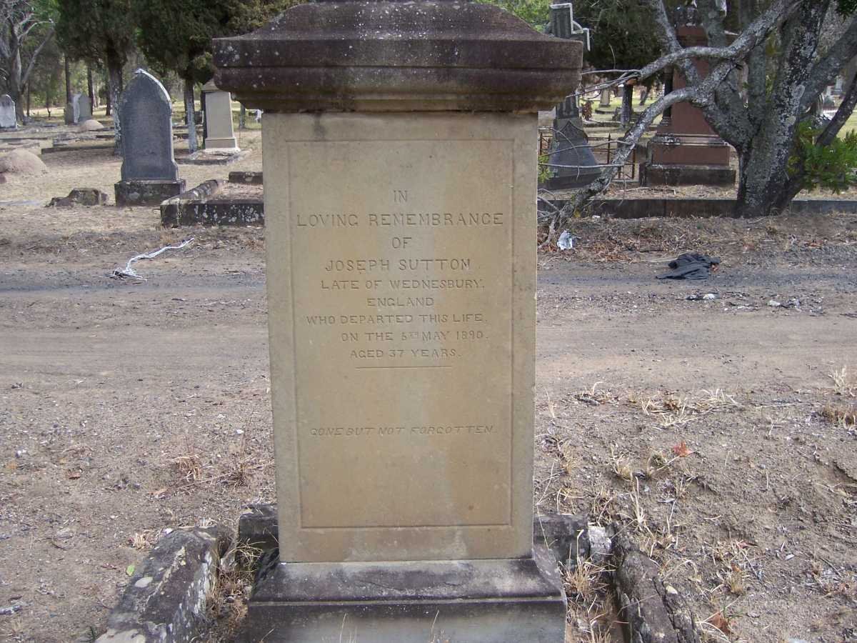 SUTTON Joseph -1890