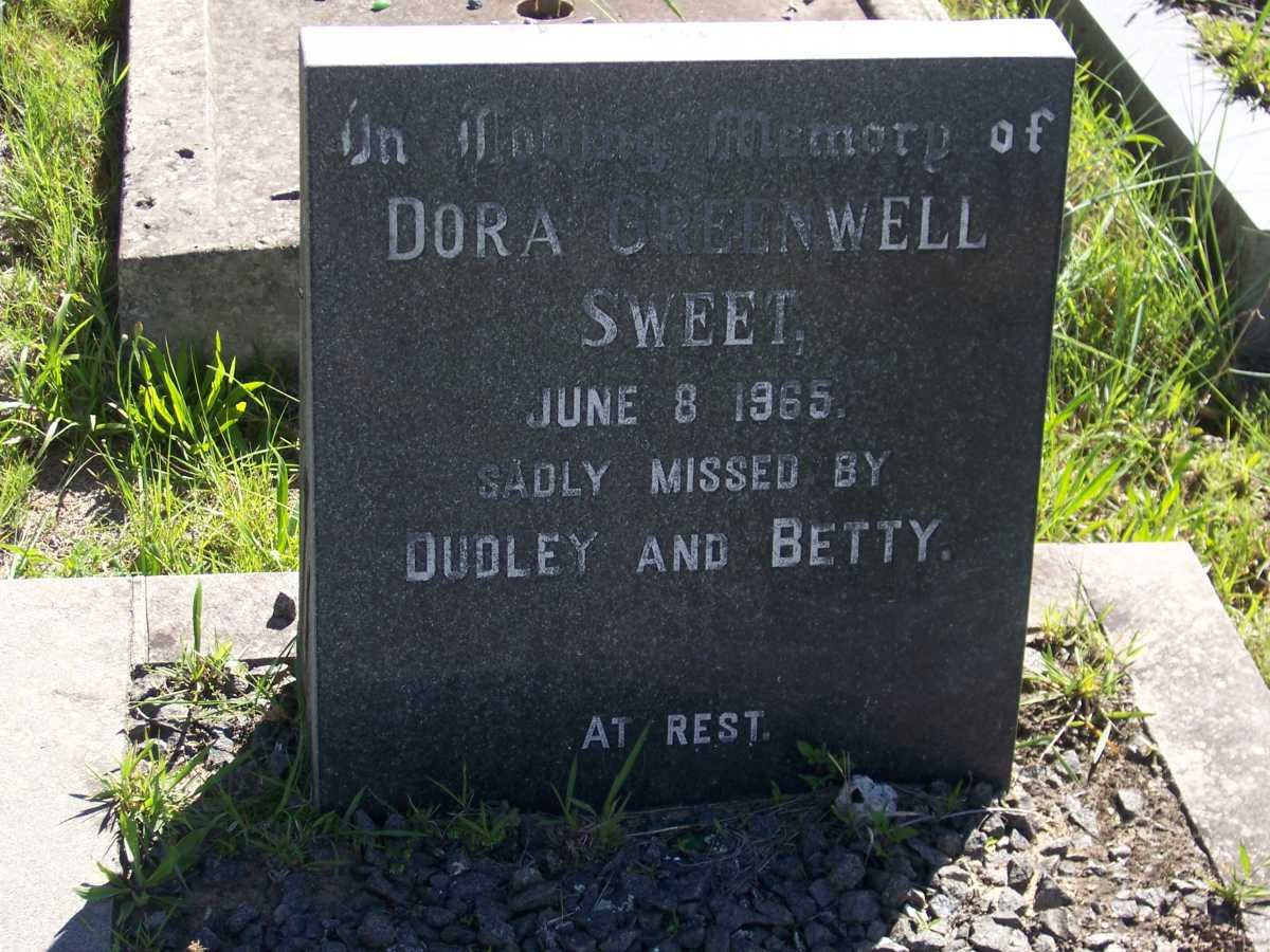 SWEET Dora Greenwell -1965