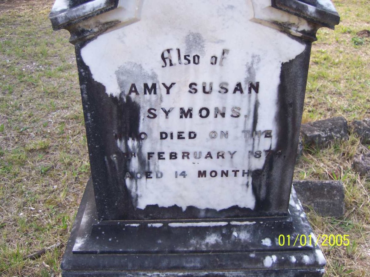 SYMONS Amy Susan -1874