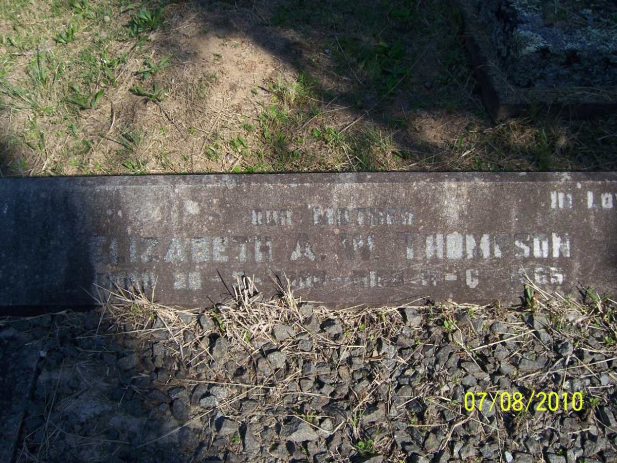 THOMPSON Elizabeth A.W. 1900-1965