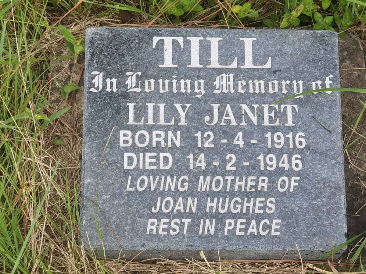 TILL Lily Janet 1916-1946