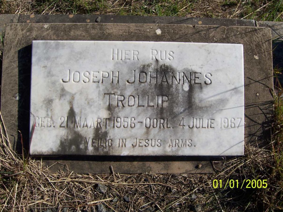 TROLLIP Joseph Johannes 1956-1967