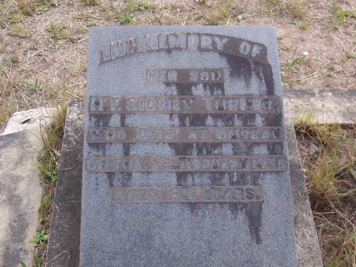 TURNER H.F. Sidney -1950