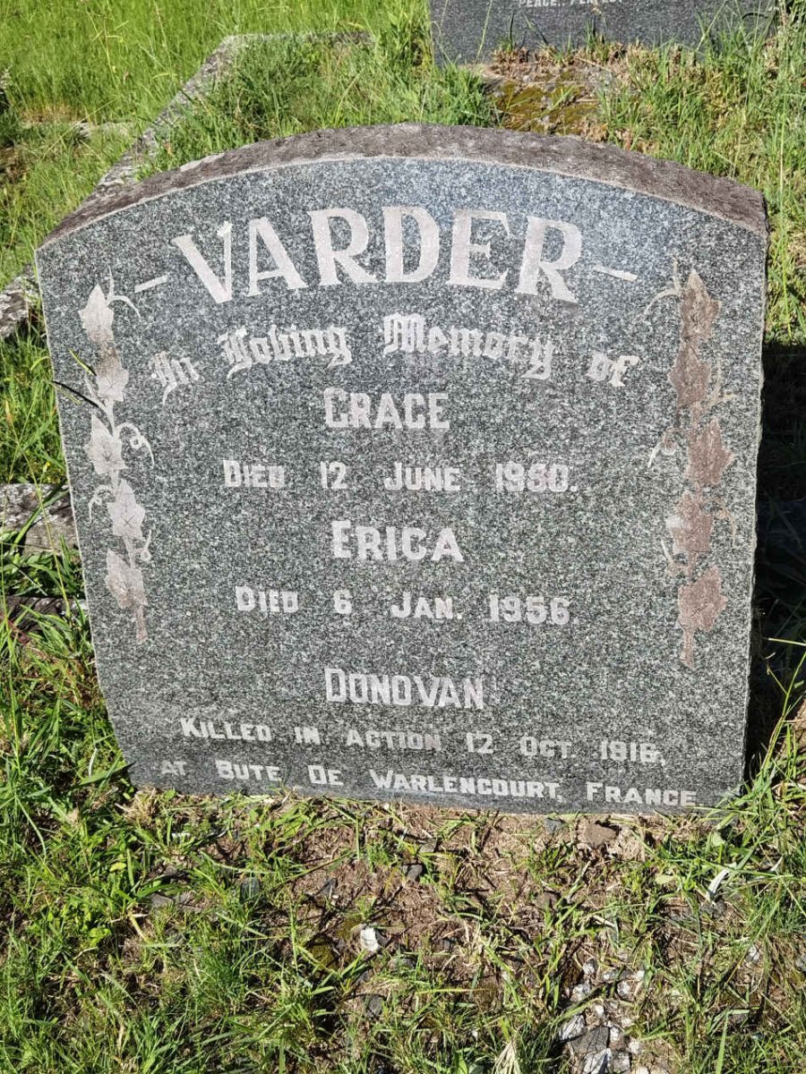 VARDER Grace -1960 :: VARDER Erica -1956 :: VARDER Donovan -1916