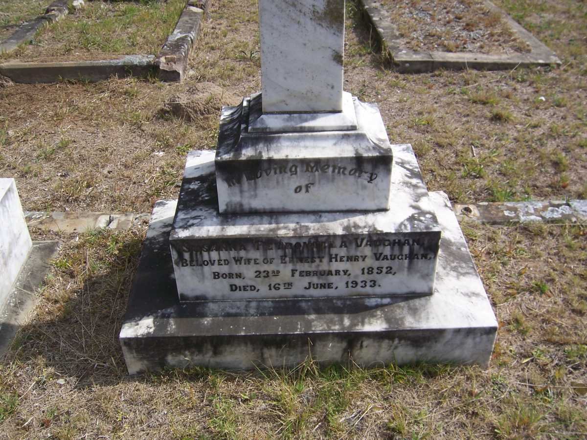 VAUGHAN Susanna Petronella 1852-1933