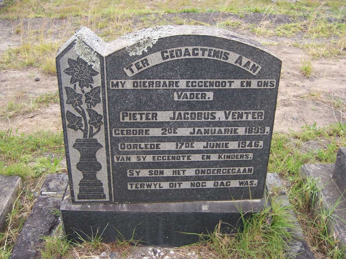VENTER Pieter Jacobus 1899-1946
