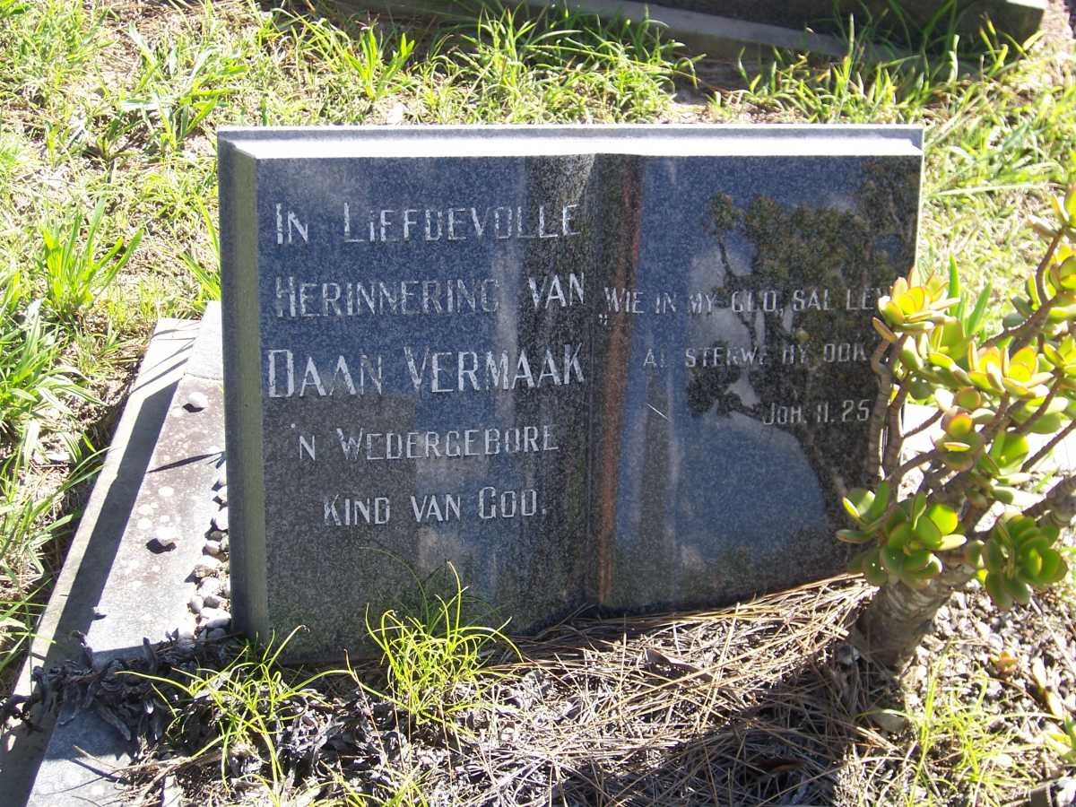 VERMAAK Daan