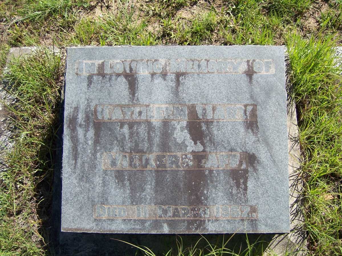 VICKERSTAFF Kathleen Mary -1952