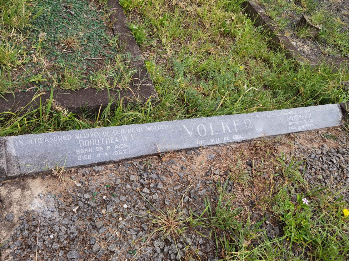 VOLKER Joseph H.P. ? & Dorothea W.E. 1899-1957