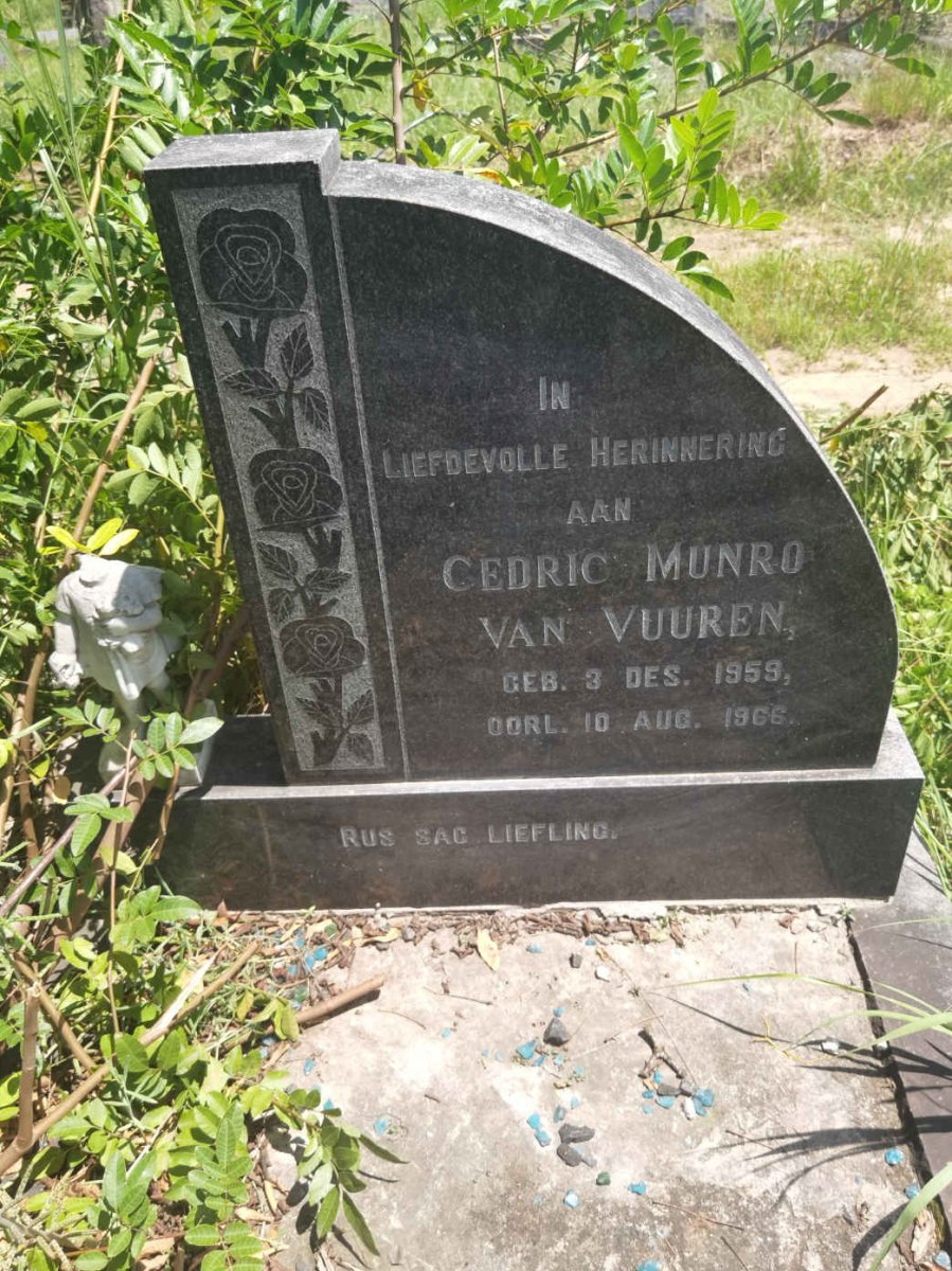 VUUREN Cedric Munro, van 1959-1966