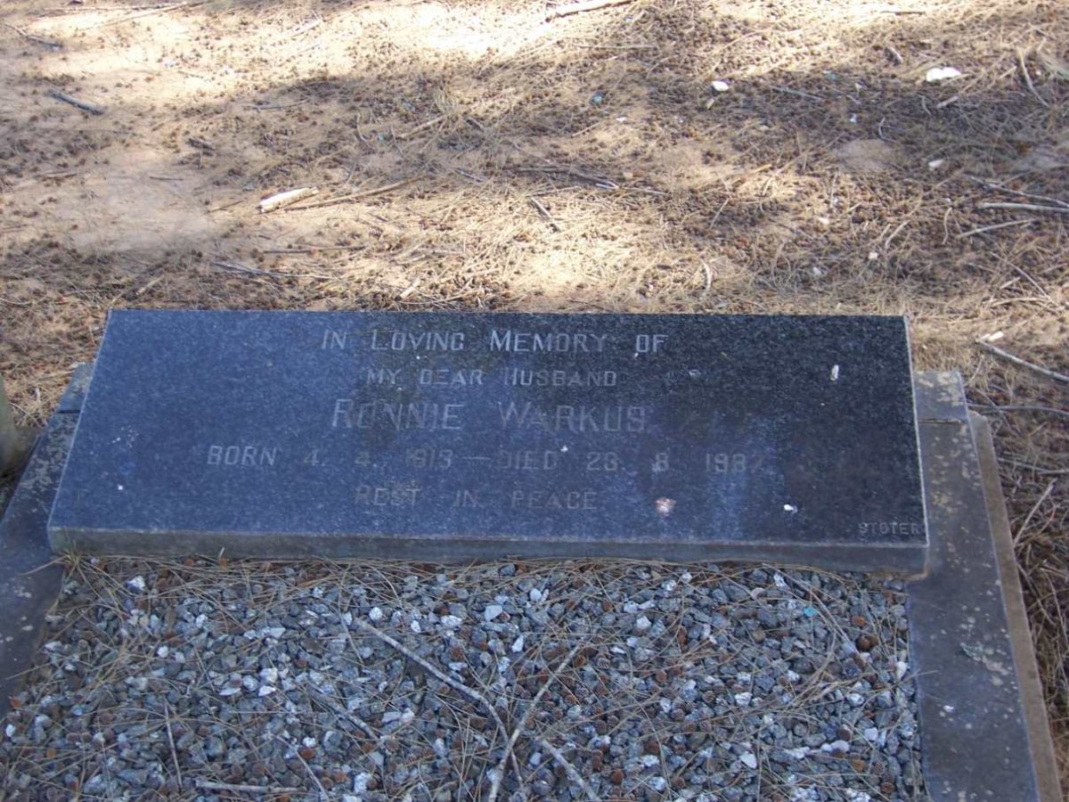 WARKUS Ronnie 1913-1987