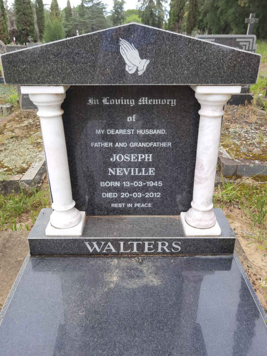 WALTERS Joseph Neville 1945-2012