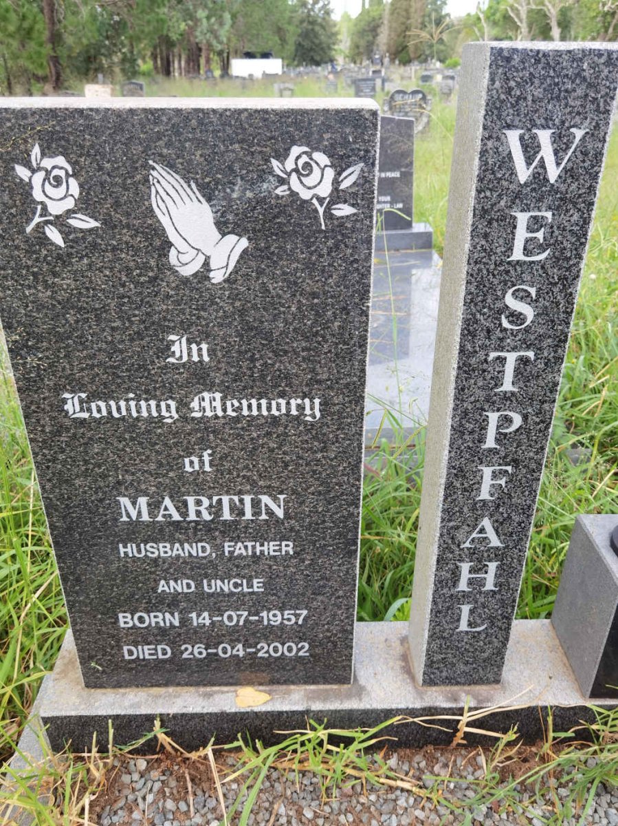 WESTPFAHL Martin 1957-2002