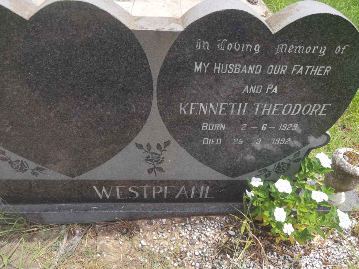 WESTPFAHL Kenneth Theodore 1929-1992