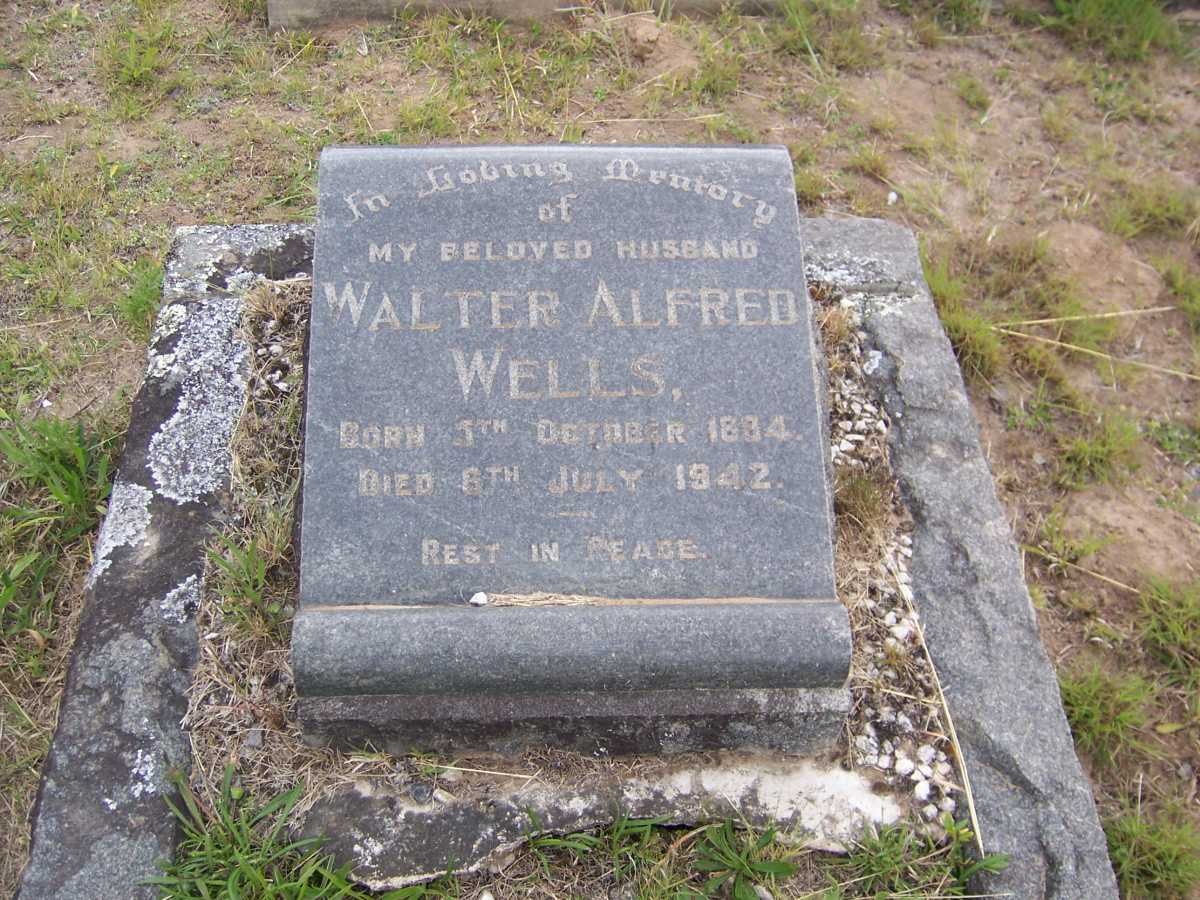 WELLS Walter Alfred 1884-1942
