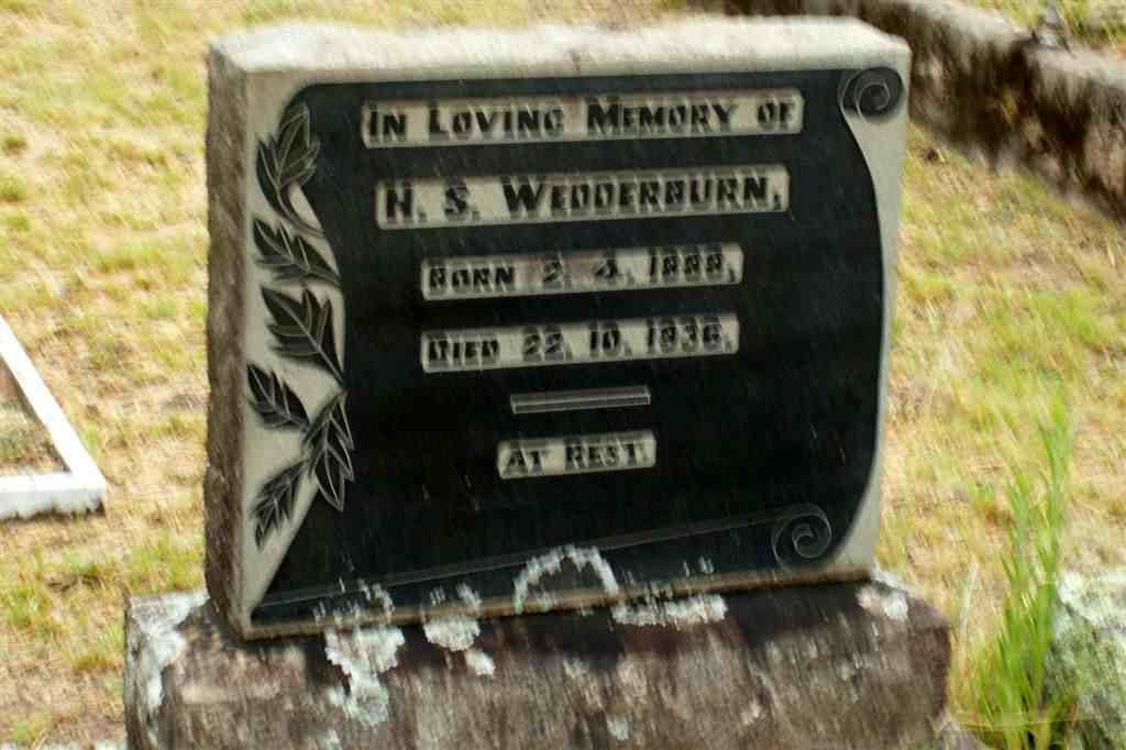 WEDDERBURN H.S. 1888-1936