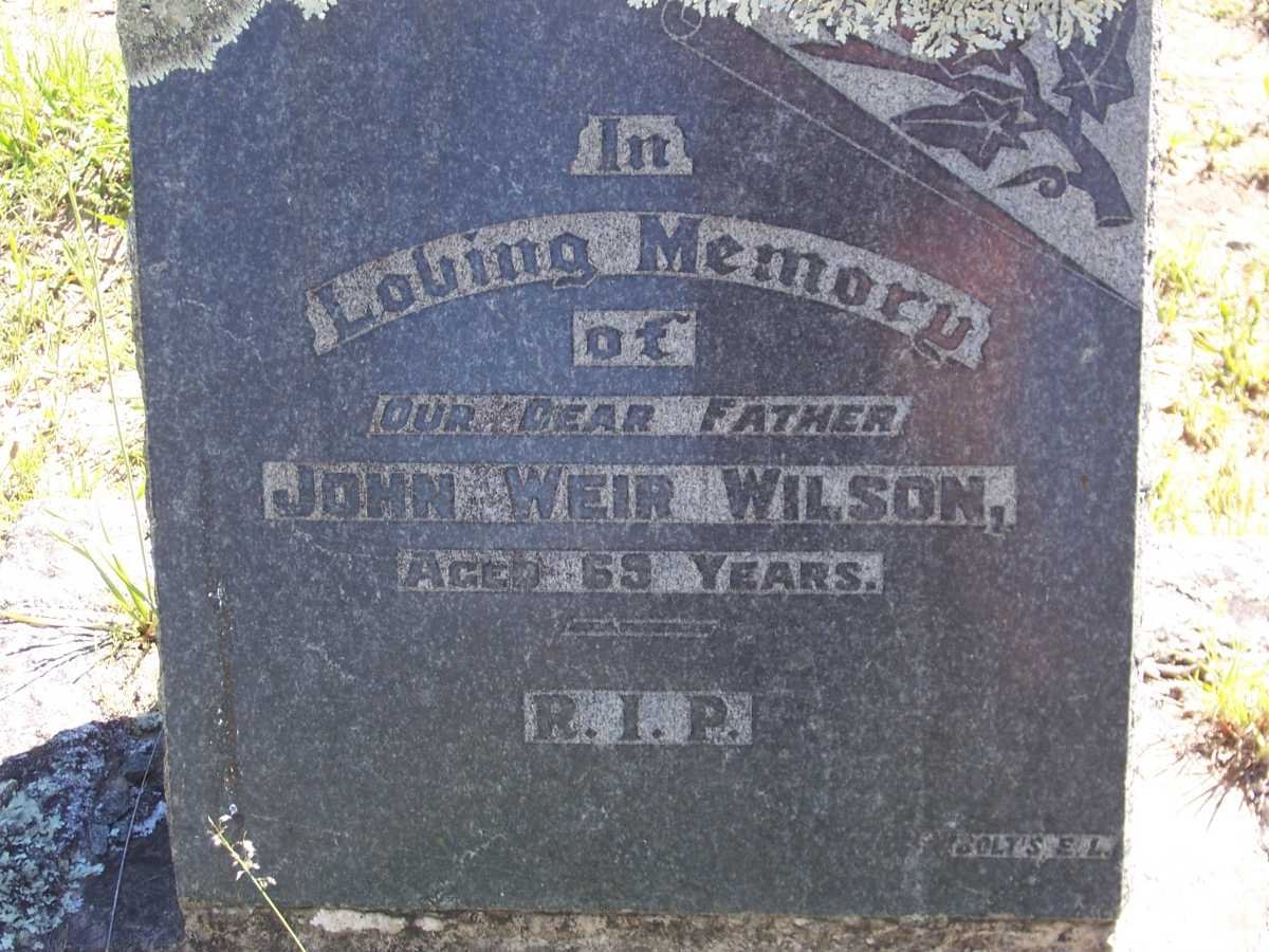 WILSON John Weir