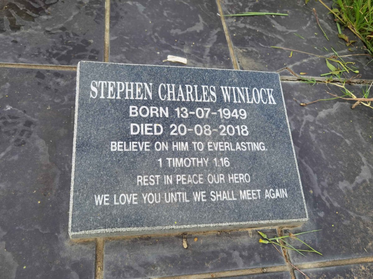 WINLOCK Stephen Charles 1949-2018